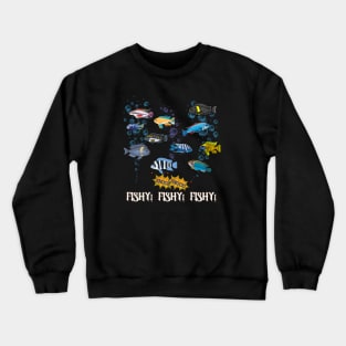 Fish tank Crewneck Sweatshirt